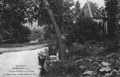 Le vieux moulin à Chambon