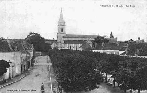 Carte postale d'Yzeures-sur-Creuse